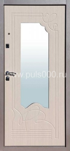 Входная дверь с зеркалом ZER-1251 с массивом и МДФ, цена 44 468 руб. Входная дверь с зеркалом ZER-1251 с массивом и МДФ, цена 44 468 руб.