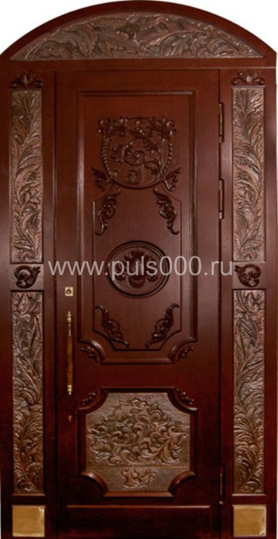 Металлическая парадная дверь ПР-44 с массивом, цена 132 000 руб. Металлическая парадная дверь ПР-44 с массивом, цена 132 000 руб.